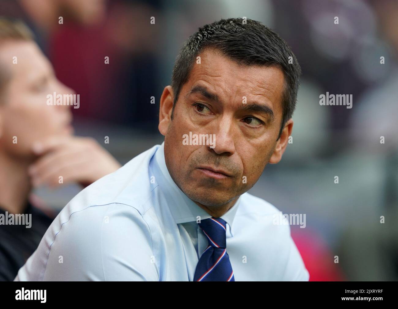 Rangers manager Giovanni van Bronckhorst before the UEFA Champions League Group F match at the Johan Cruyff Arena in Amsterdam, Netherlands. Picture date: Wednesday September 7, 2022. Stock Photo