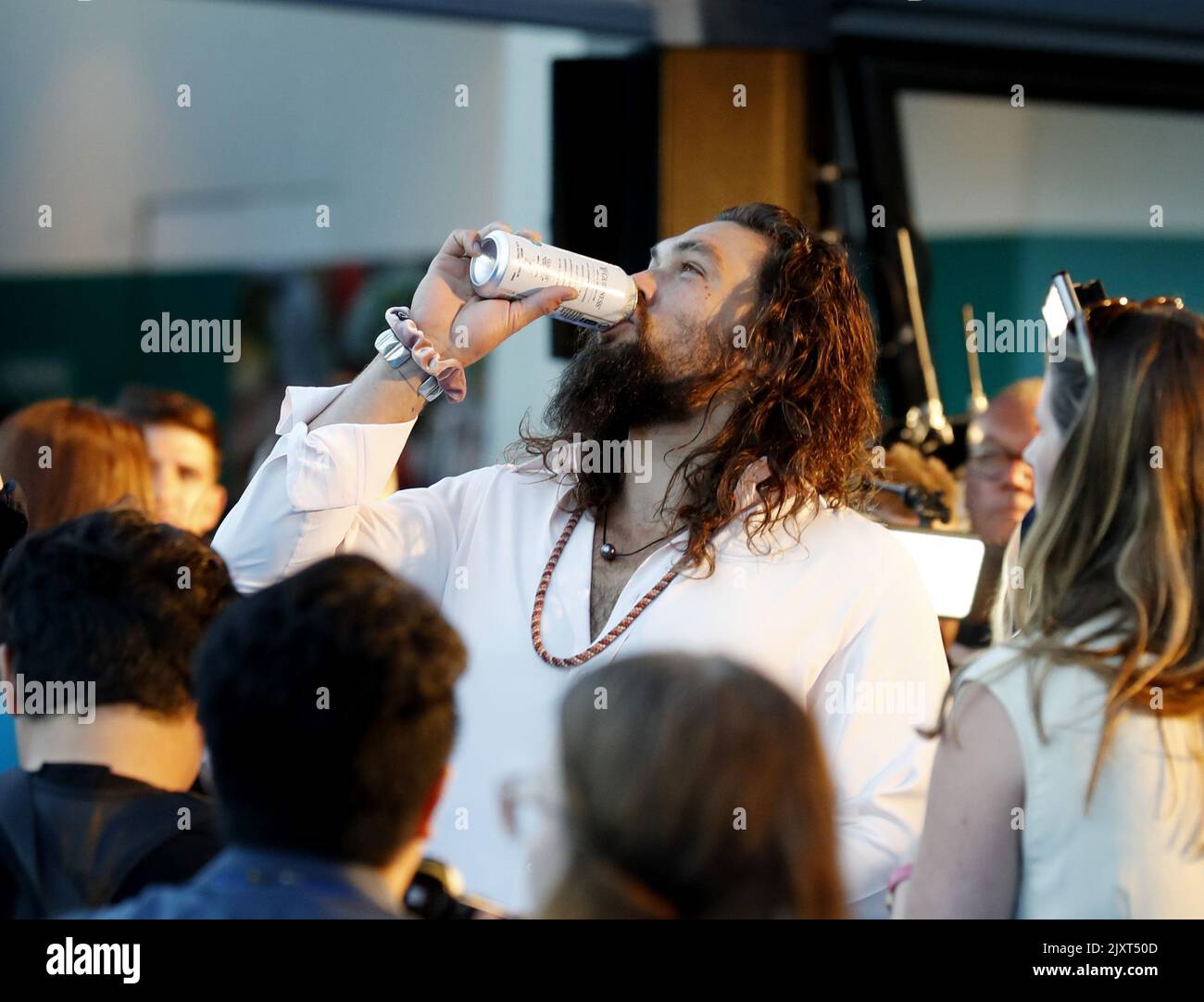 Jason momoa is seen at the australian premiere of aquaman at event