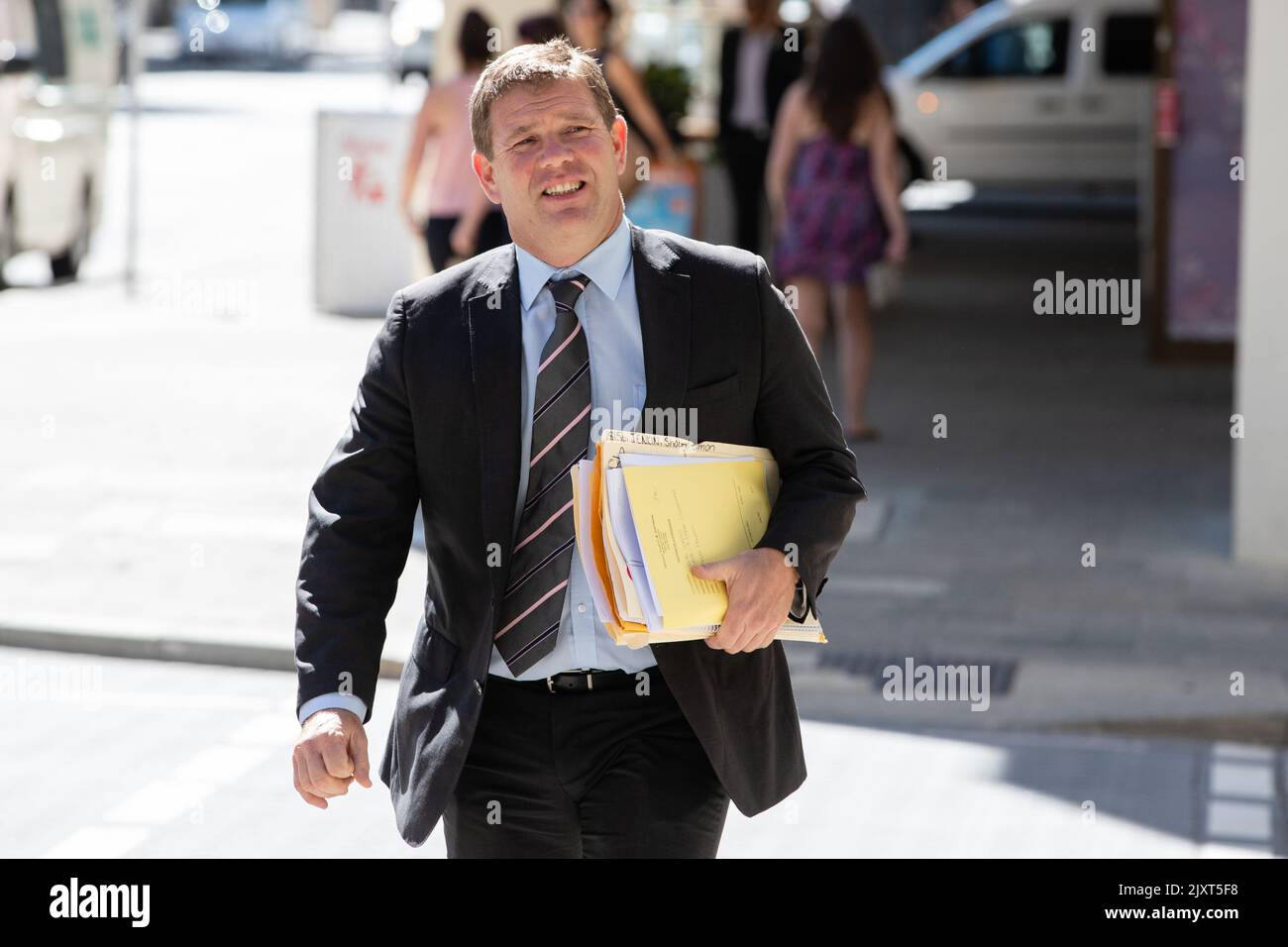 Michael Tudori lawyer for former West Coast Eagles AFL player Ben Cousins arrives at Perth Magistrates Court in Perth on Wednesday December 19 2018. AAP Image Richard Wainwright Stock Photo Alamy