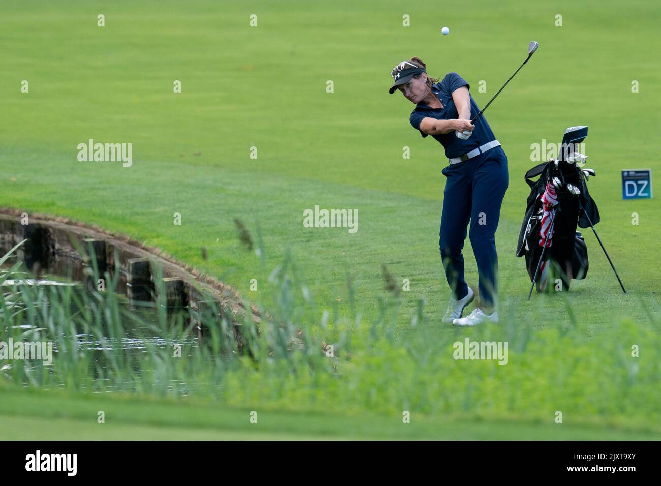 Helen Been during the BMW PGA Championship 2022 Celebrity ProAm at