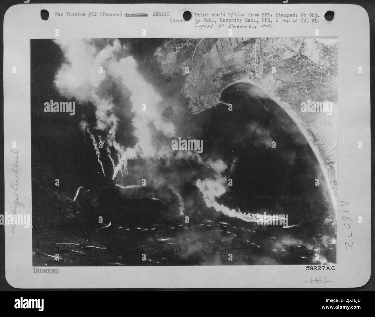 This Aerial Photo Was Taken From A Mediterranean Allied Air Forces