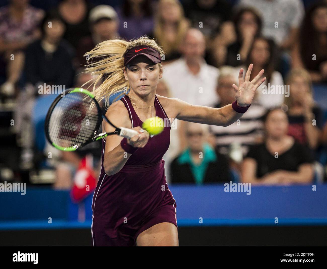 Katie Boulter of Great Britain during the women's singles match between