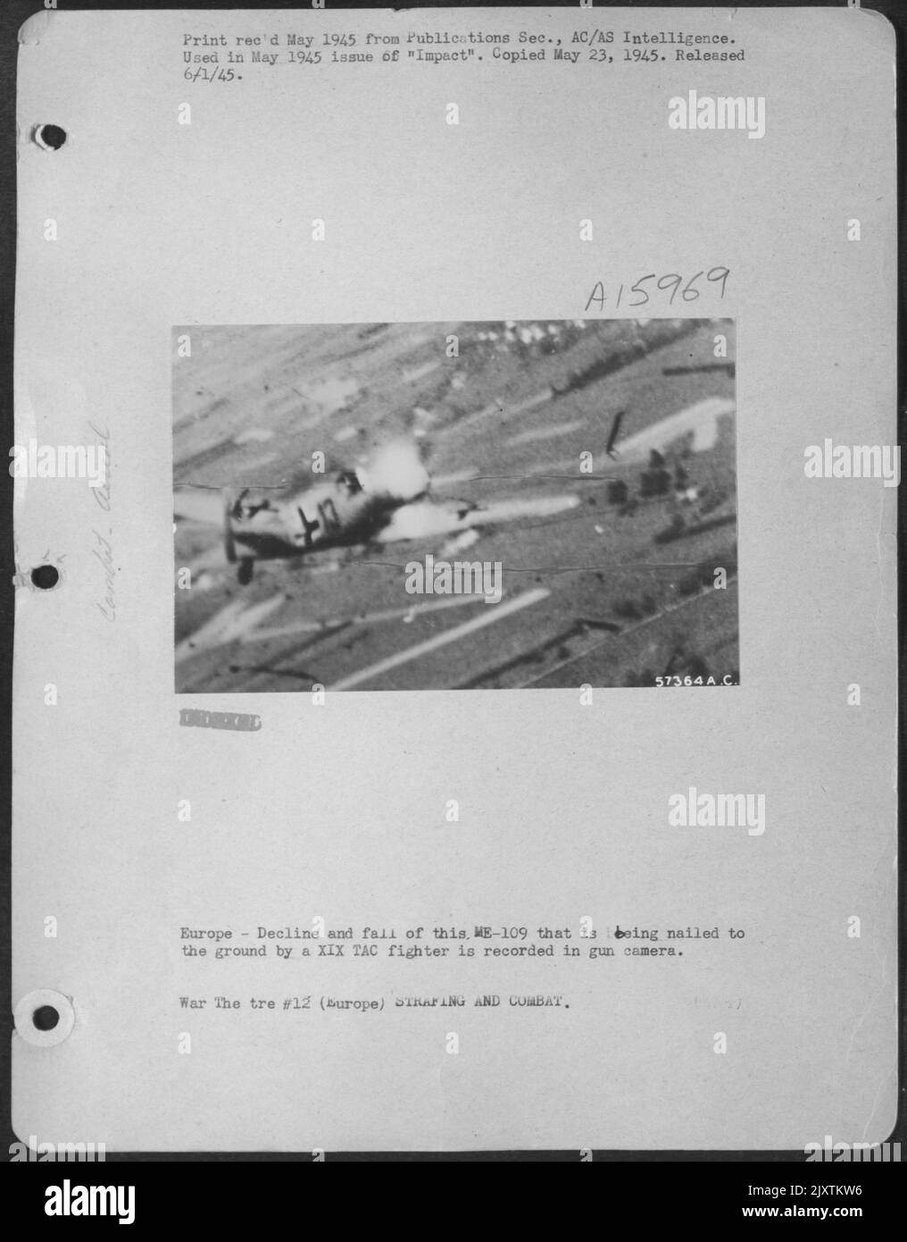 Europe - Decline And Fall Of This Me-109 (Bf 109) That Is Being Nailed