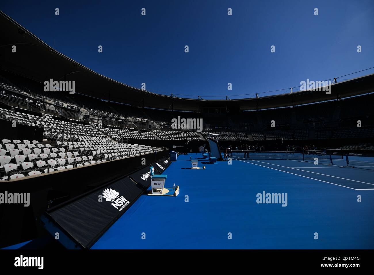 A general view of the Ken Rosewall Arena in Sydney, Friday, January 4, 2018. NSW Premier Gladys
