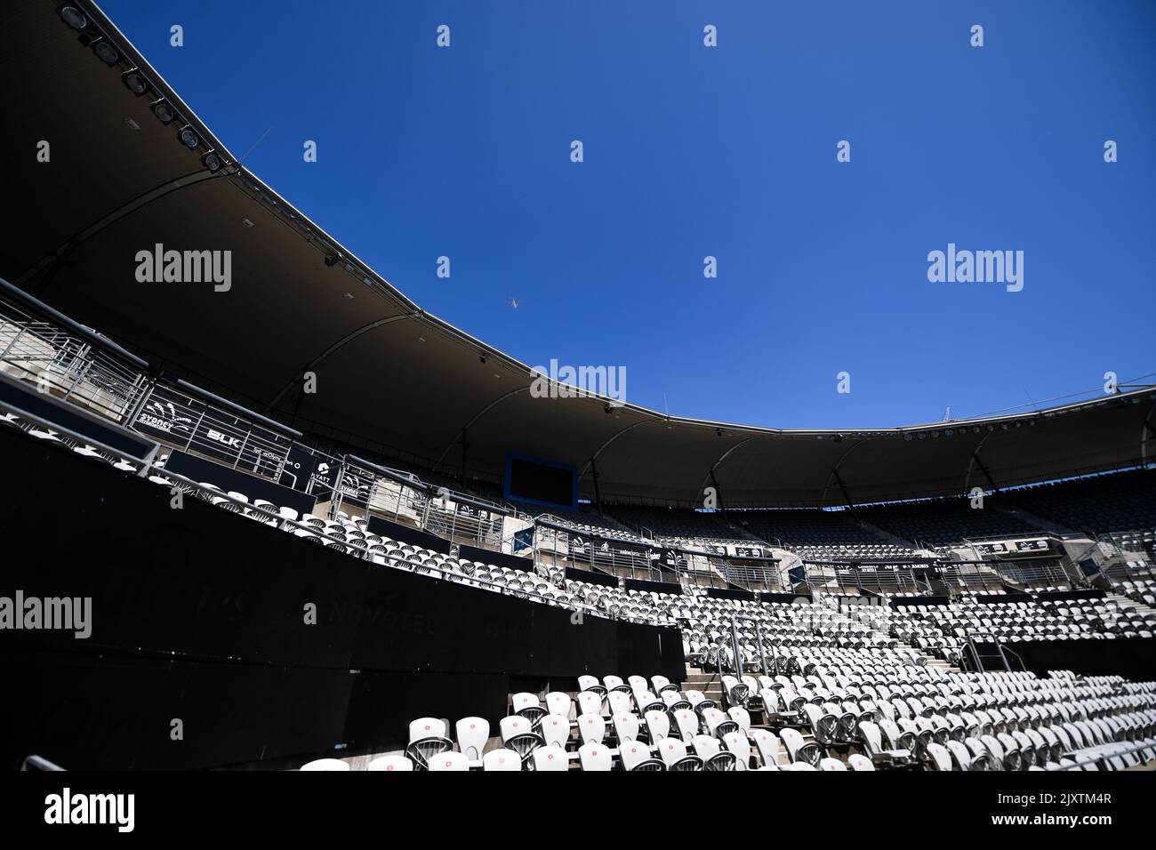 A general view of the Ken Rosewall Arena in Sydney, Friday, January 4, 2018. NSW Premier Gladys