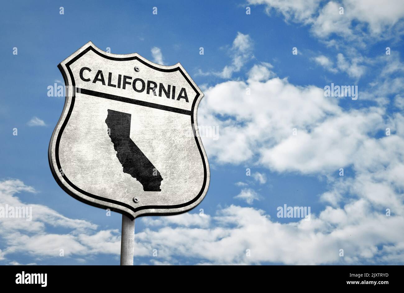 U.S. Route 66 in California Stock Photo