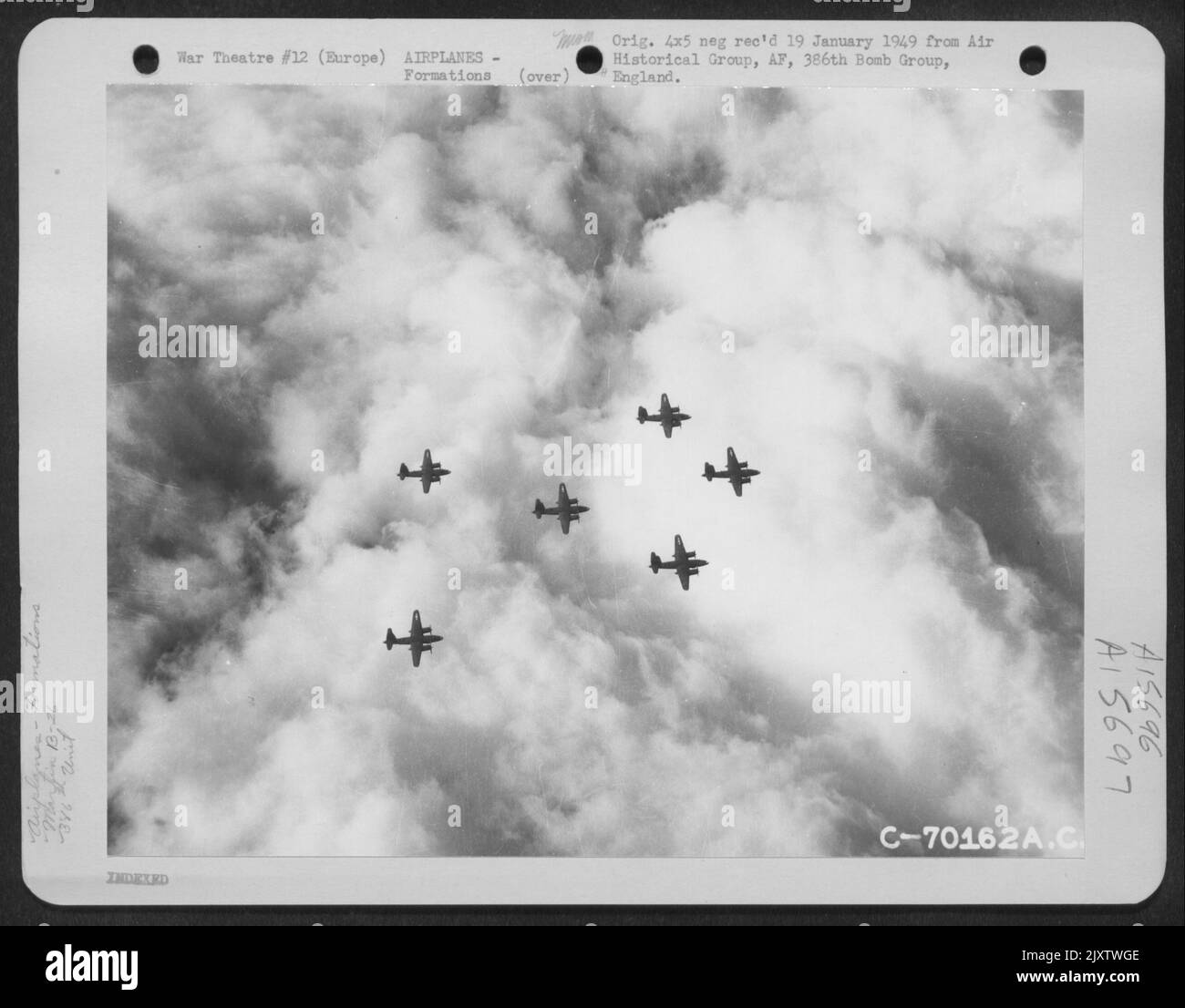 Formations Of Martin B-26 Marauders Of The 386Th Bomb Group Drone ...