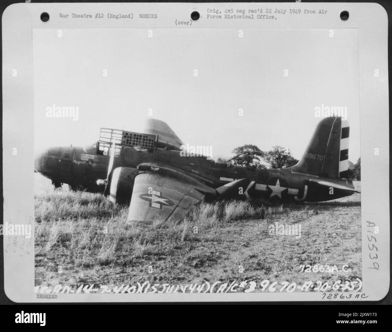 Douglas A-20 'Margaret Marie' (A/C No. 39670) Of The 410Th Bomb Group ...