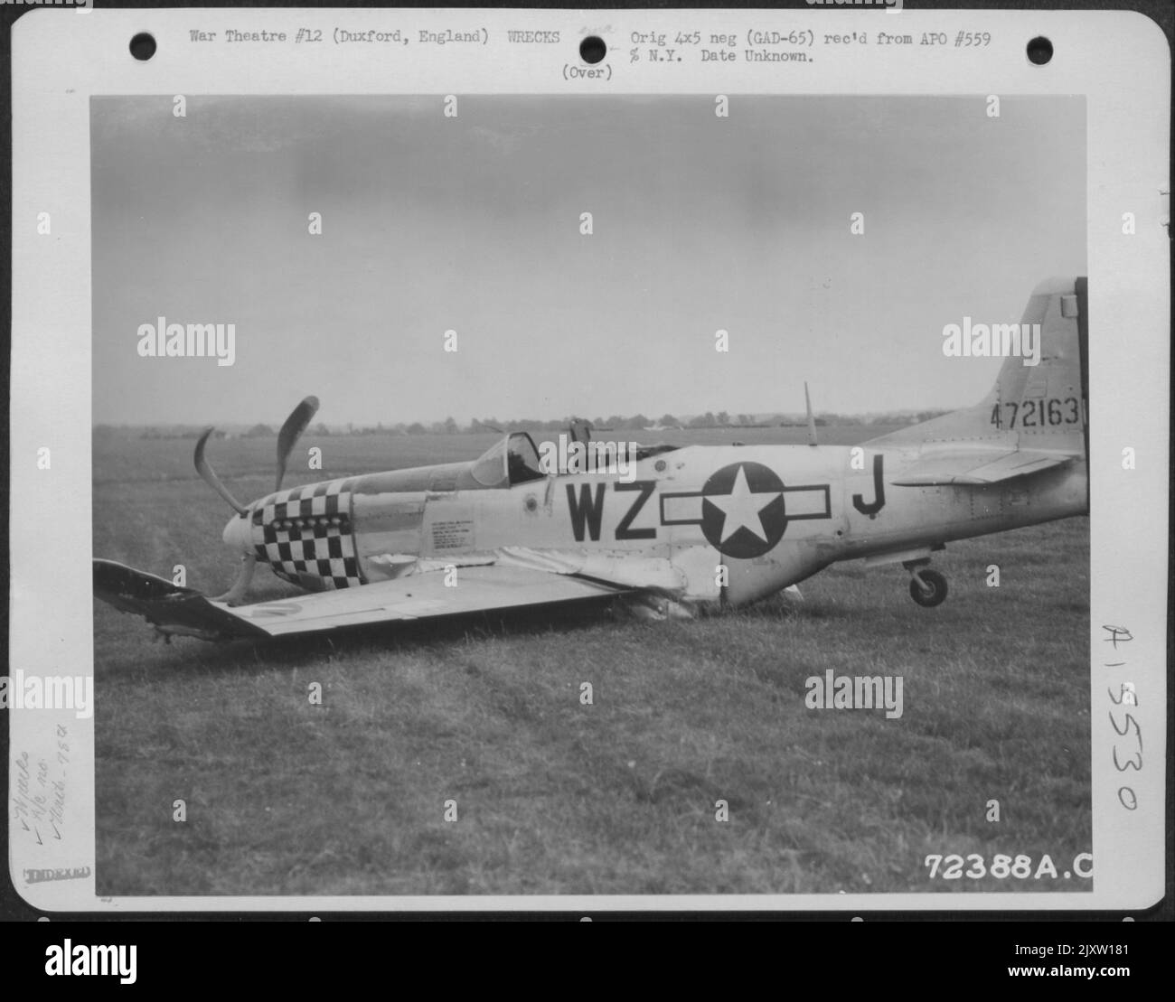 North American P-51 (A/C No. 472163) Of The 78Th Fighter Group Crash ...