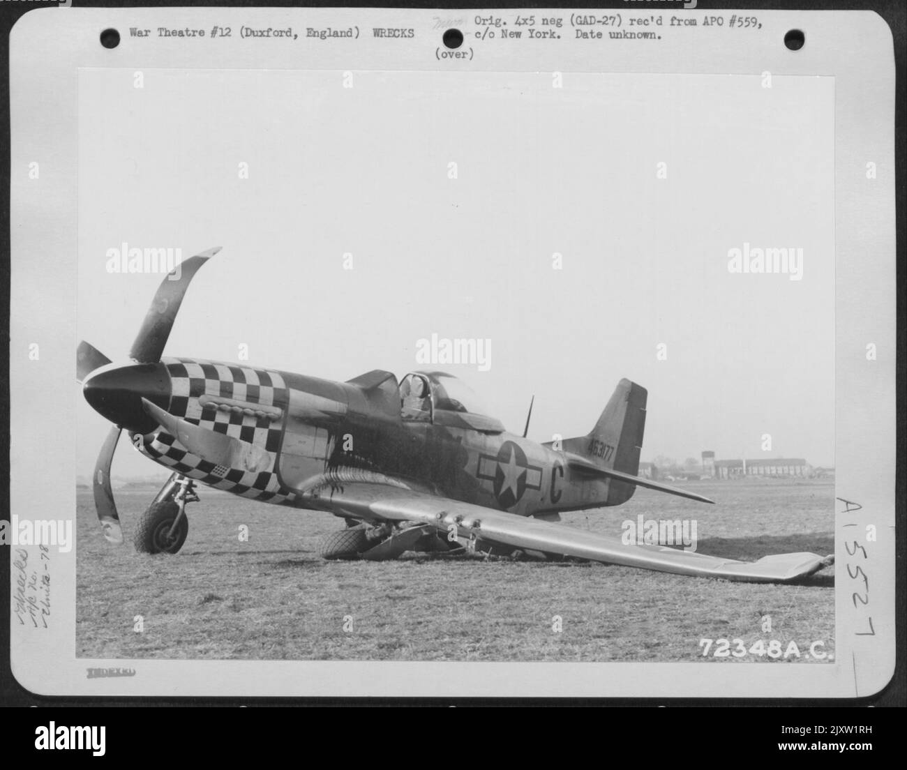 The North American P-51 (A/C No. 463177) Of The 78Th Fighter Group ...