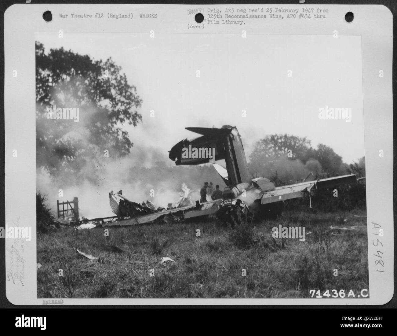 Wreckage Of The Boeing B17 "Flying Fortress" (A/C 30266) Of The 390Th