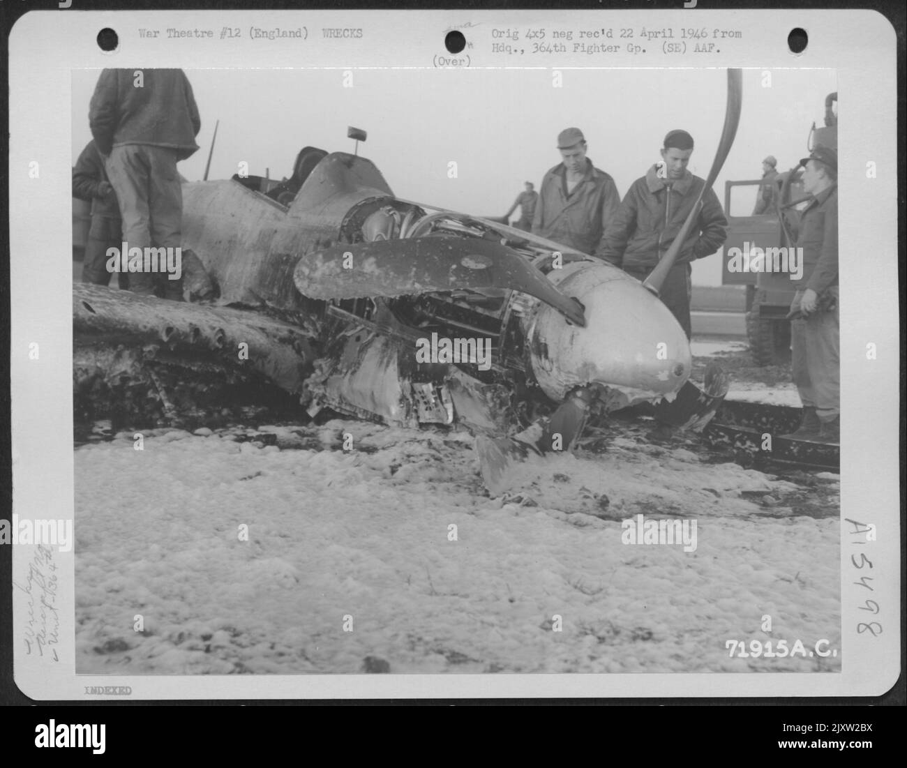 Members Of The 364Th Fighter Group, 67Th Fighter Wing, Gather Around