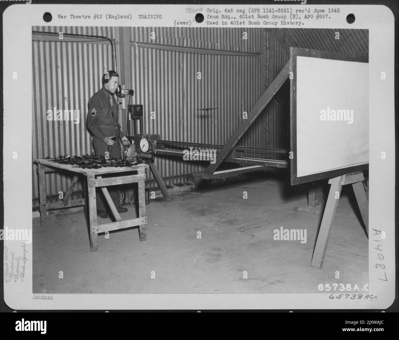 Gunnery Instruction At The 401St Bomb Group Base Was Constant And ...