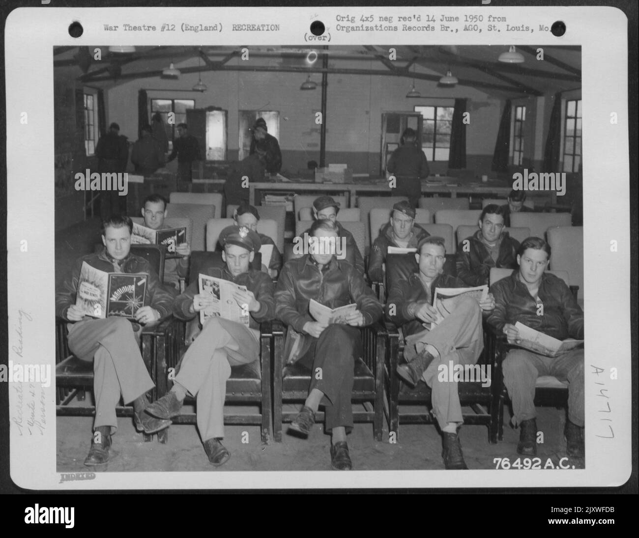 Capt. Owens And His Crew Of The 479Th Anti Submarine Group Pose In The