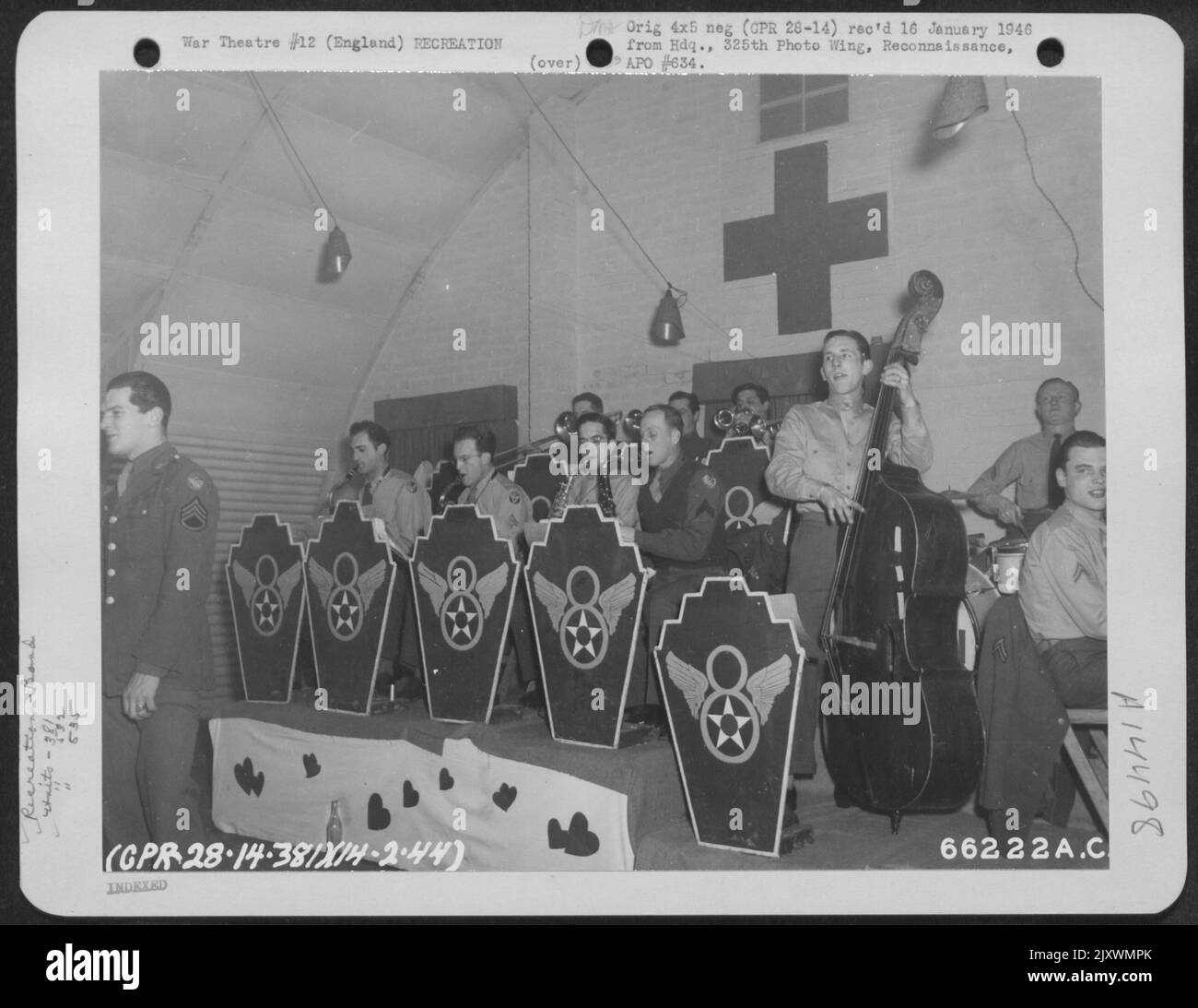 Band Playing For Dance At Aero Club Attended By The 532Nd And 535Th ...