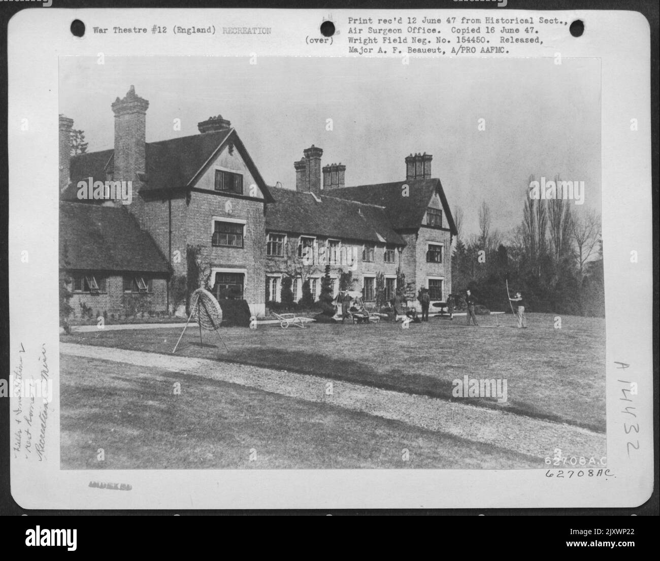 Stanbridge Earls, The First Rest Home In England For The 8Th Air Force