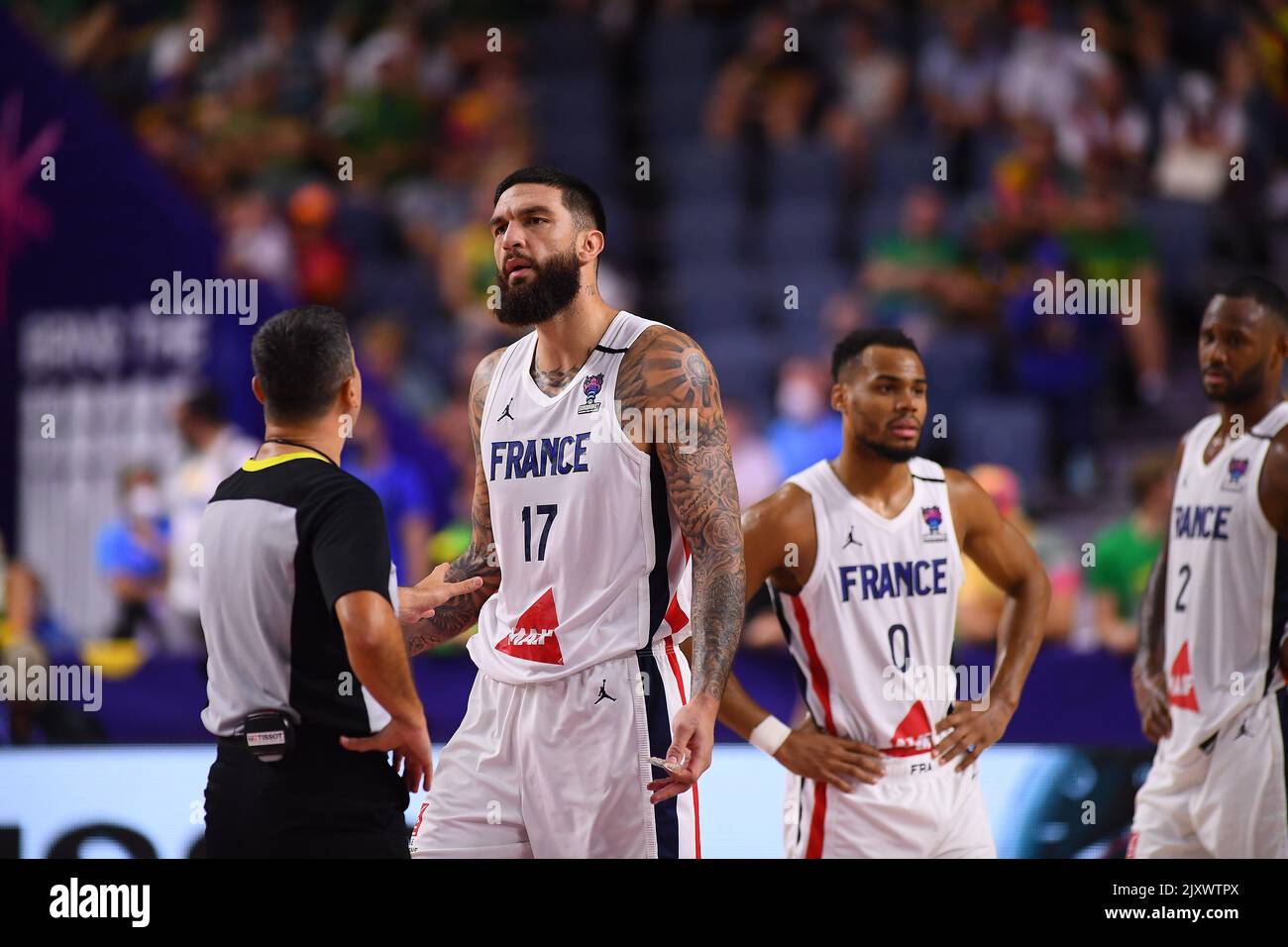 COLOGNE, GERMANY SEPTEMBER 7, 2022 Vincent Poirier. The basketball