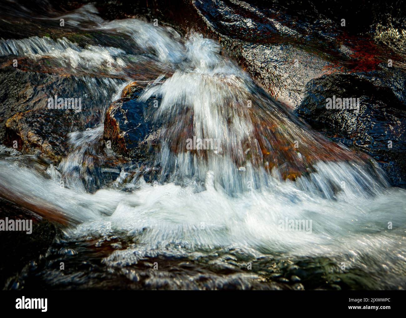 Motion blur waterfall Stock Photo Alamy