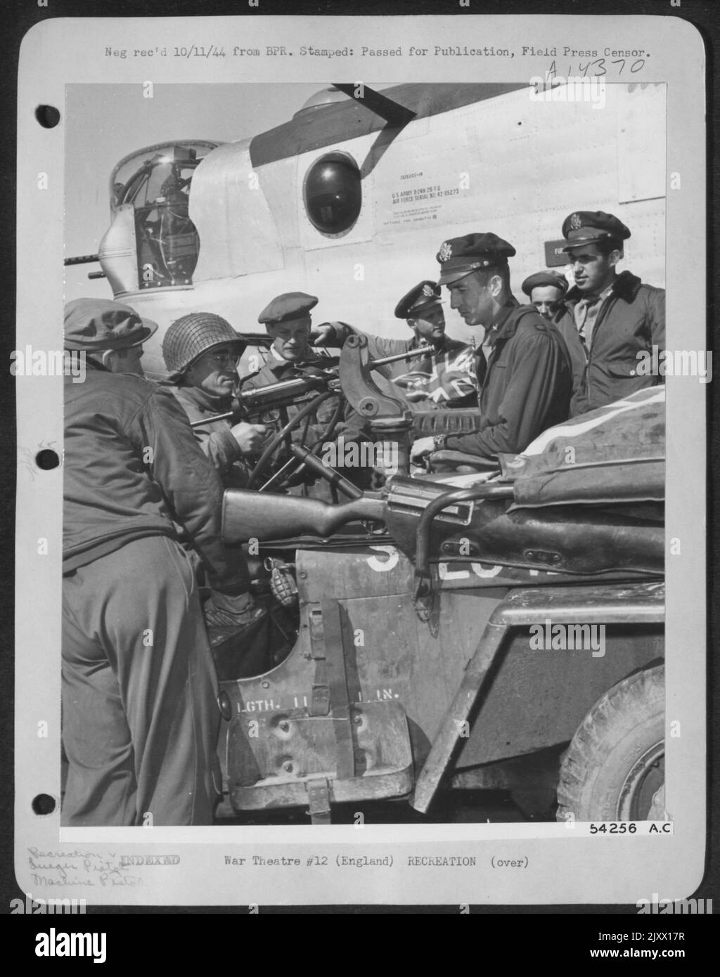 ENGLAND8th AF men are given the opportunity of comparing notes with