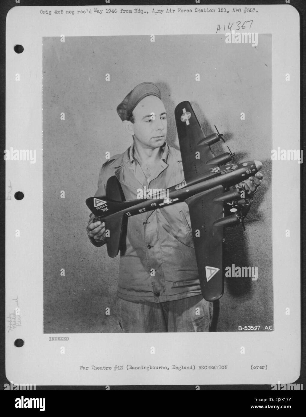 Sgt Marion Gilbert Of Knoxville Tennessee A Member Of The 91st Bomb sgt-marion-gilbert-of-knoxville-tennessee-a-member-of-the-91st-bomb