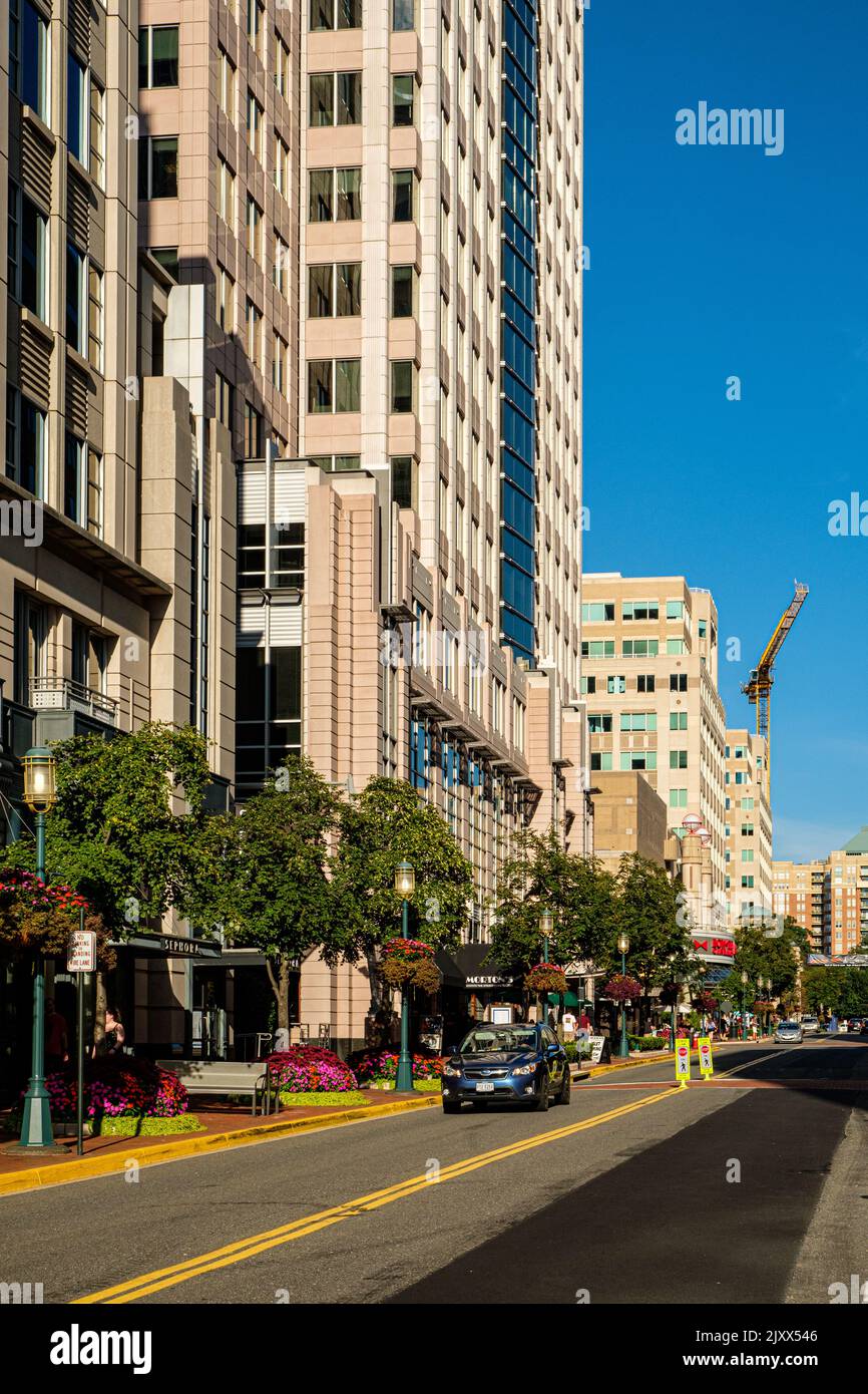 Market Street, Reston Town Center, Reston, Virginia Stock Photo Alamy