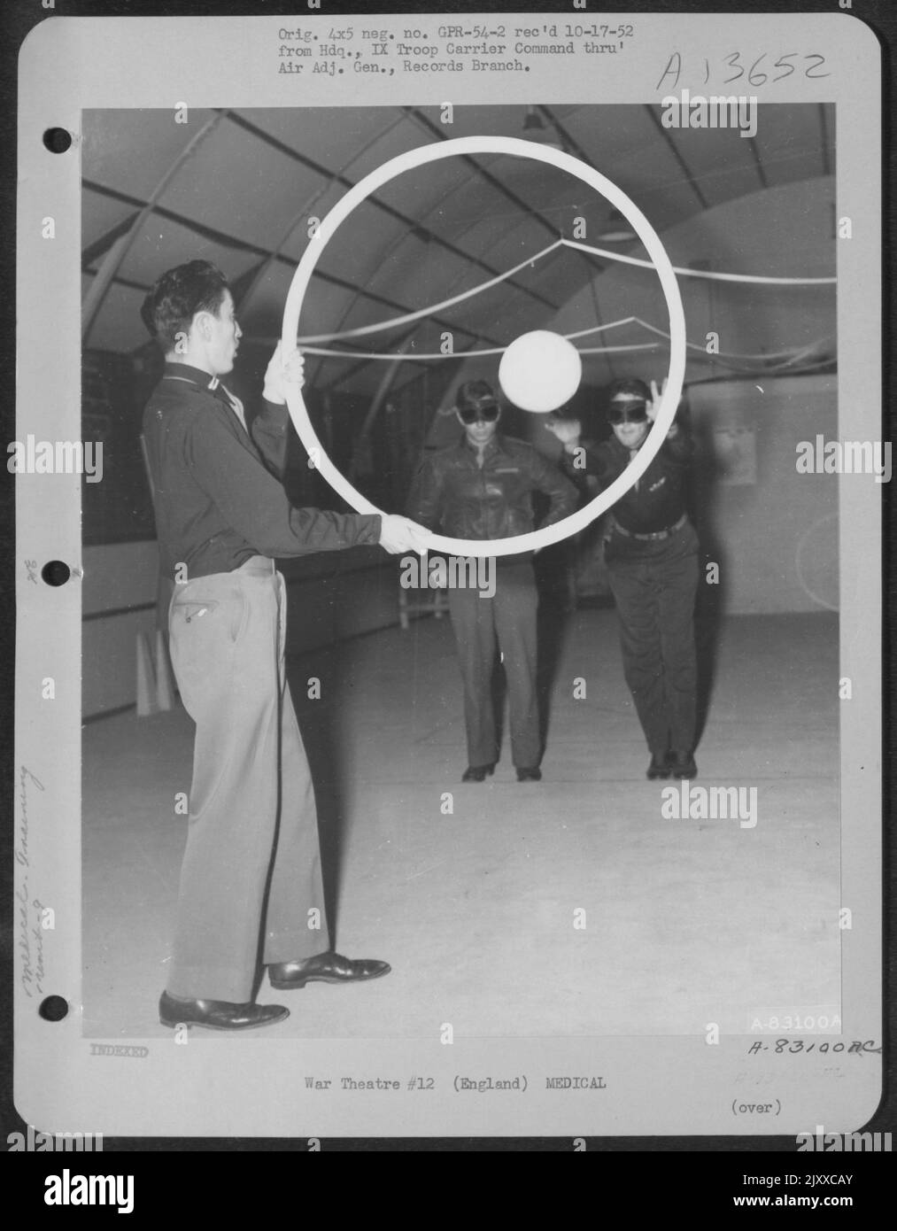 Members Of The 9Th Troop Carrier Command Take Tests In Night Vision