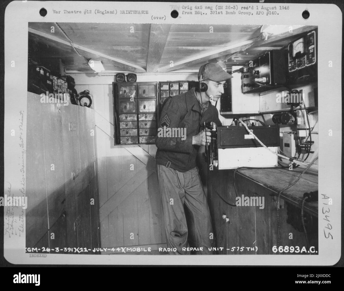 Mobile Radio Repair Unit, 575Th Bomb Squadron Of The 391St Bomb Group