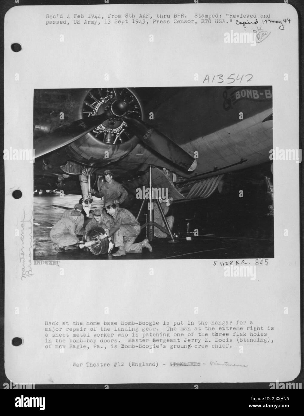 Landing gear bay Black and White Stock Photos & Images - Alamy