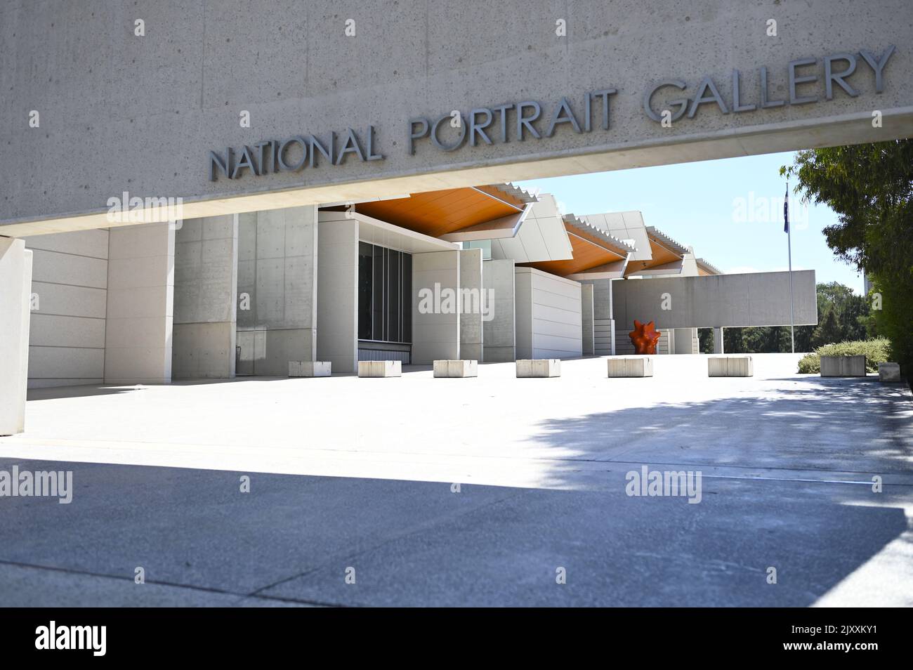 View of the National Portrait Gallery in Canberra, Friday, February 22 ...