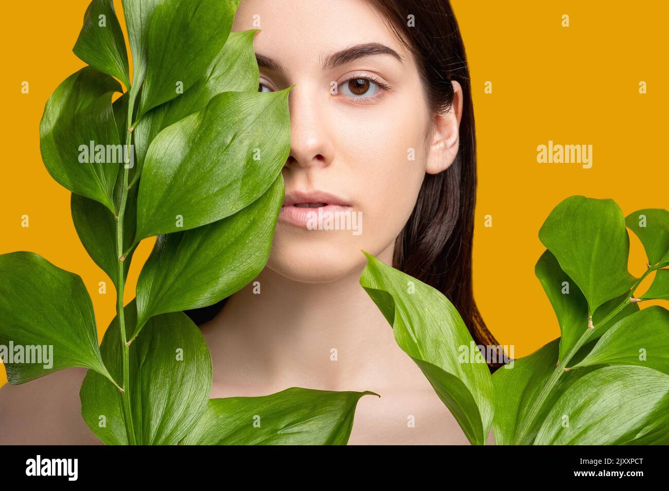 natural beauty aesthetic cosmetology female face Stock Photo Alamy