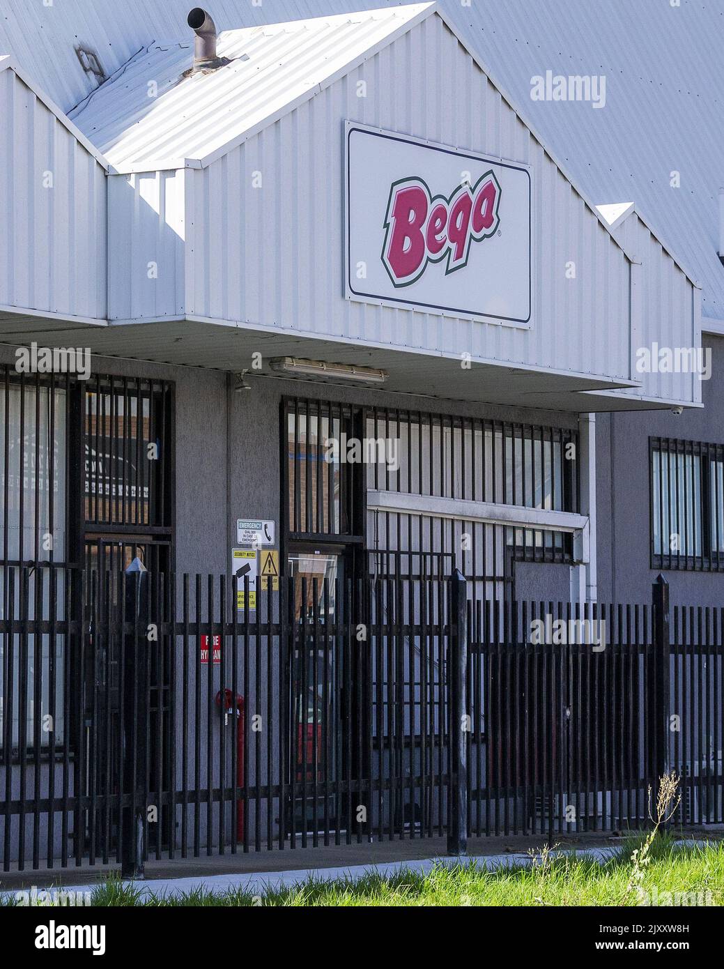 The Bega cheese factory is seen in Coburg, Melbourne, Victoria
