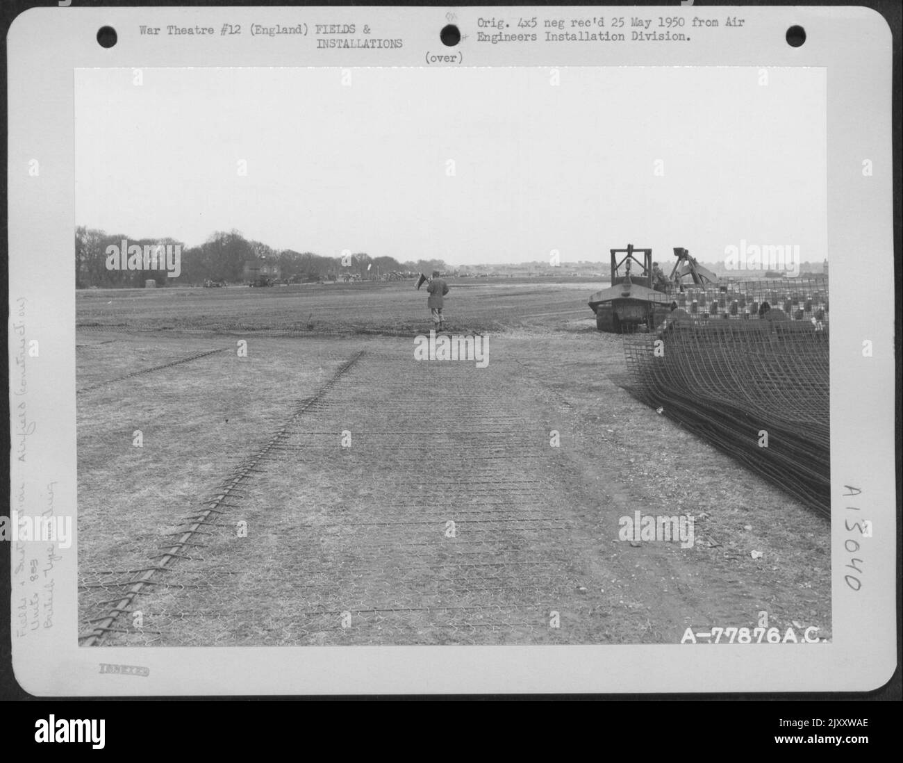 Members Of The 833Rd Engineers Aviation Battalion Lay British Type