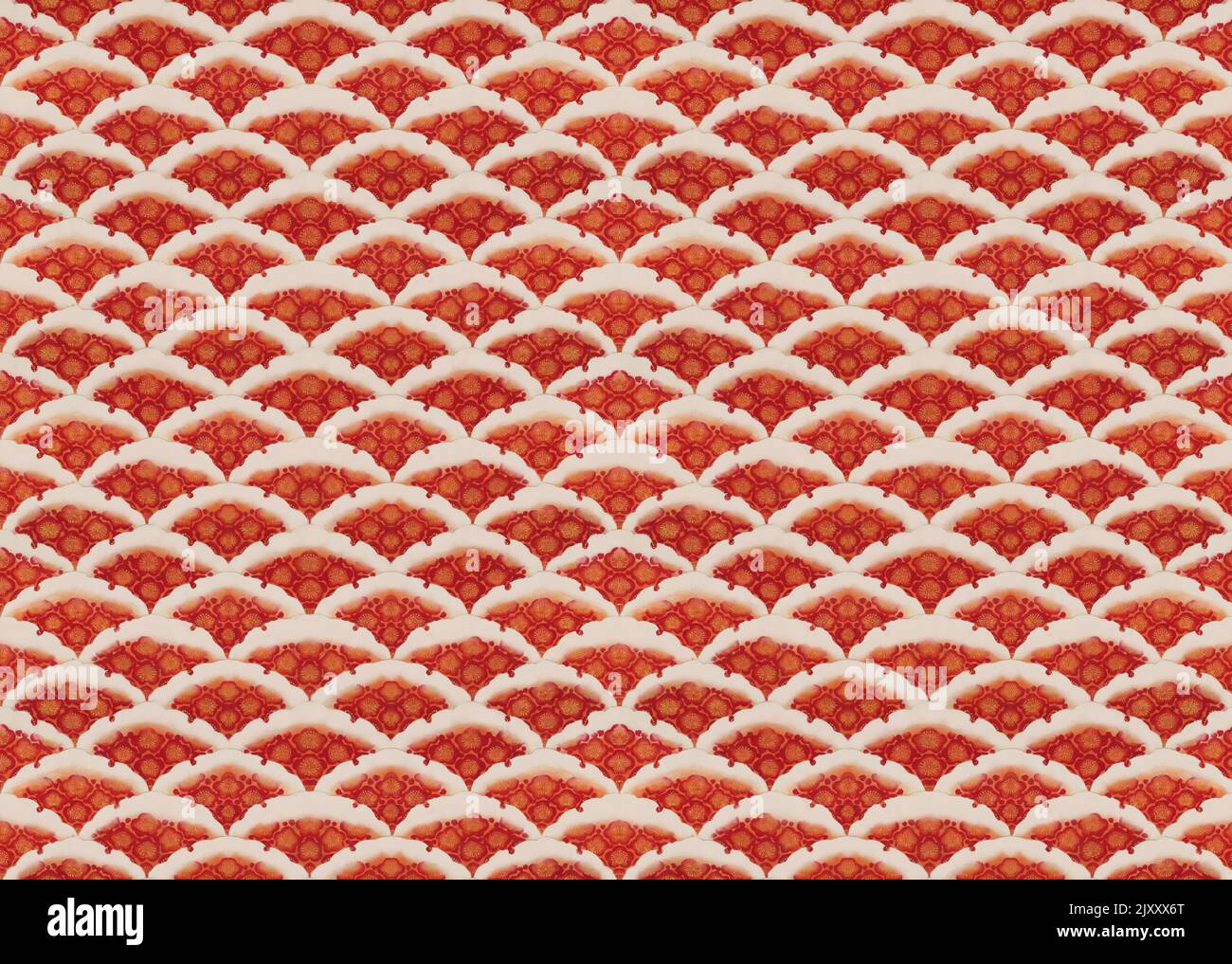 Fish scales japanese pattern. Abstract background, light green toned Stock  Photo - Alamy