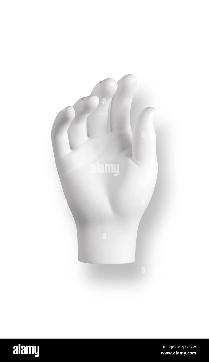 White Mannequin Hand Stock Photo Alamy