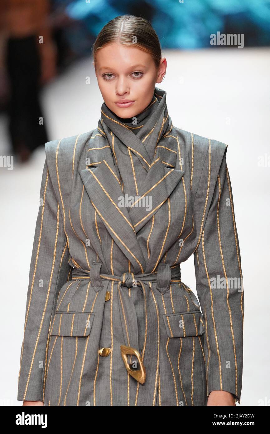 A model wearing AJE walks the runway during Gala Runway 1 as part of