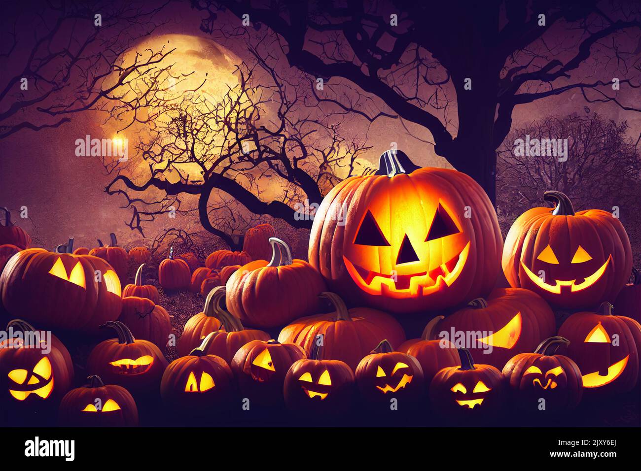 halloween pumkin background Stock Photo - Alamy
