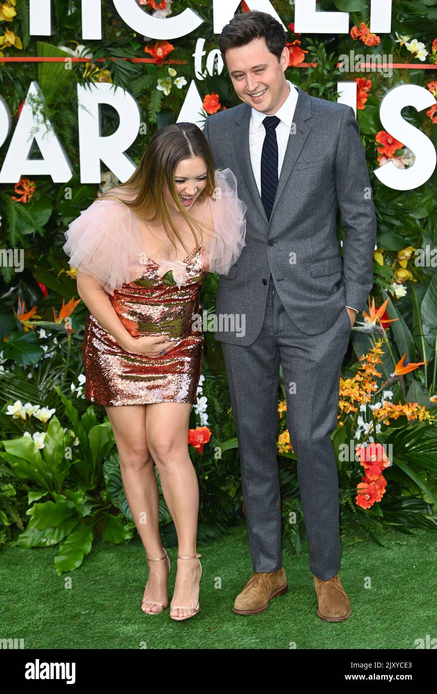 London, UK. September 7th, 2022. London, UK. Billie Lourd and husband ...