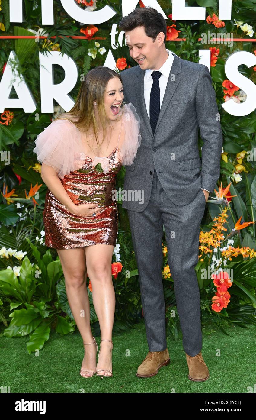 London, UK. September 7th, 2022. London, UK. Billie Lourd and husband ...