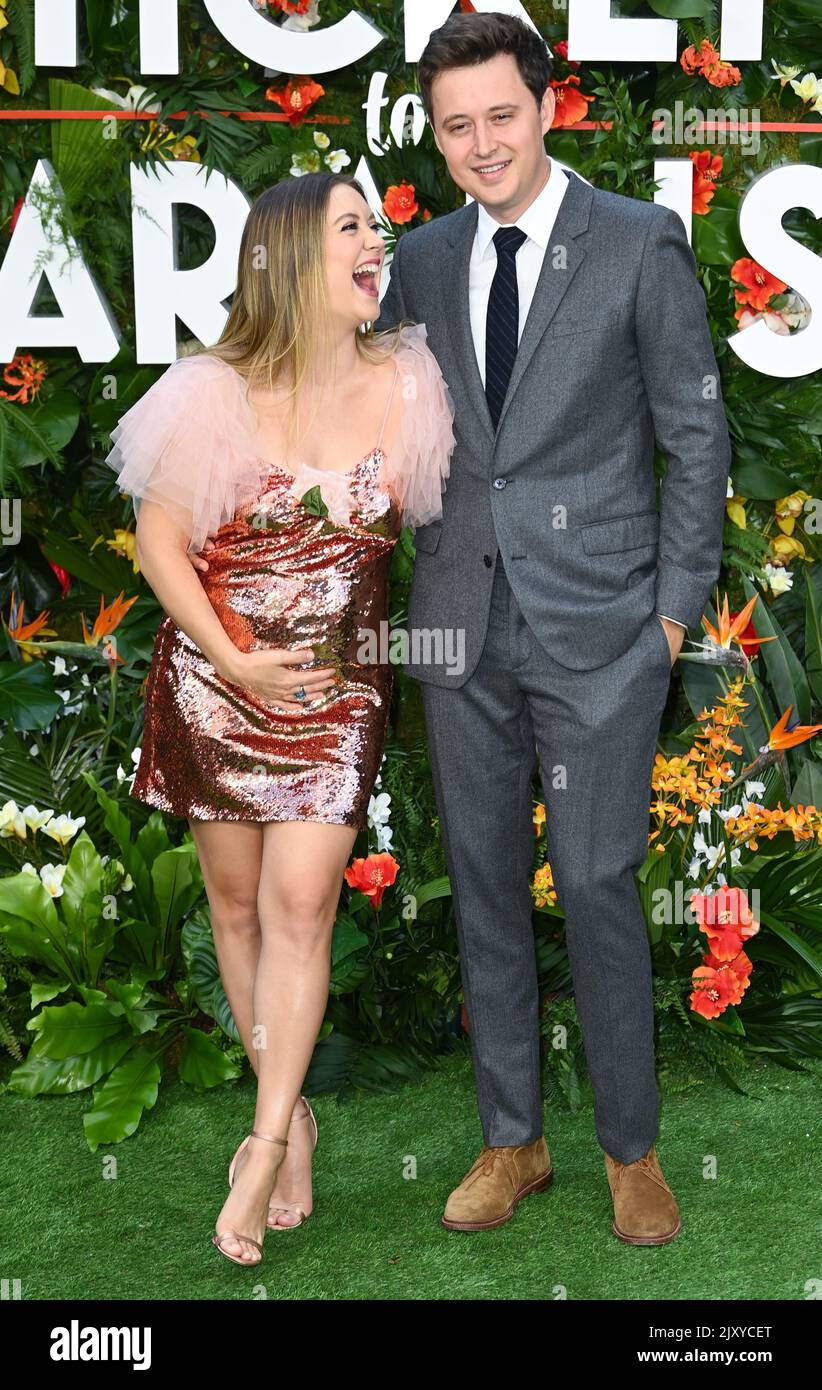 London, UK. September 7th, 2022. London, UK. Billie Lourd and husband ...
