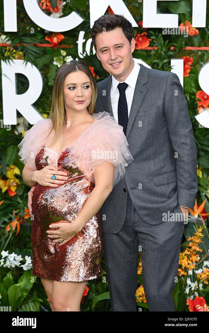 London, UK. September 7th, 2022. London, UK. Billie Lourd and husband ...
