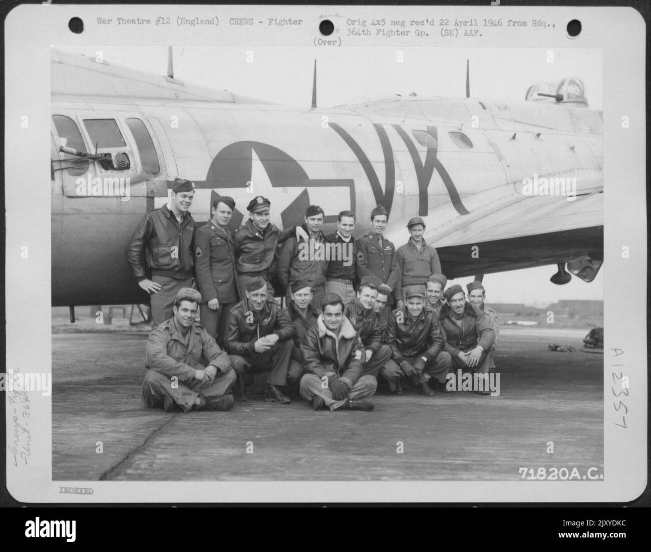 Colgate Relay Crew Of The 364Th Fighter Group, 67Th Fighter Wing At An