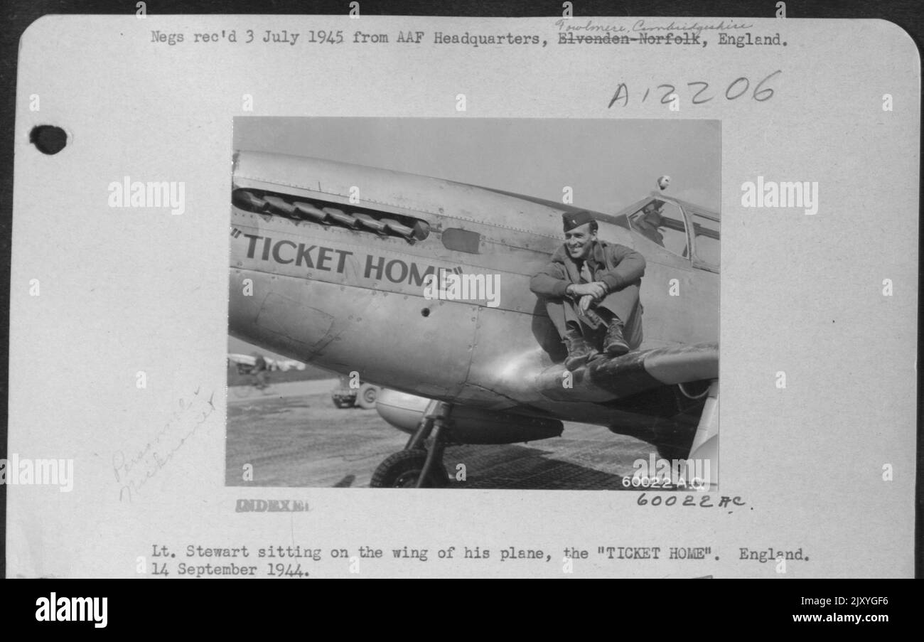 1940s plane ticket Black and White Stock Photos & Images - Alamy
