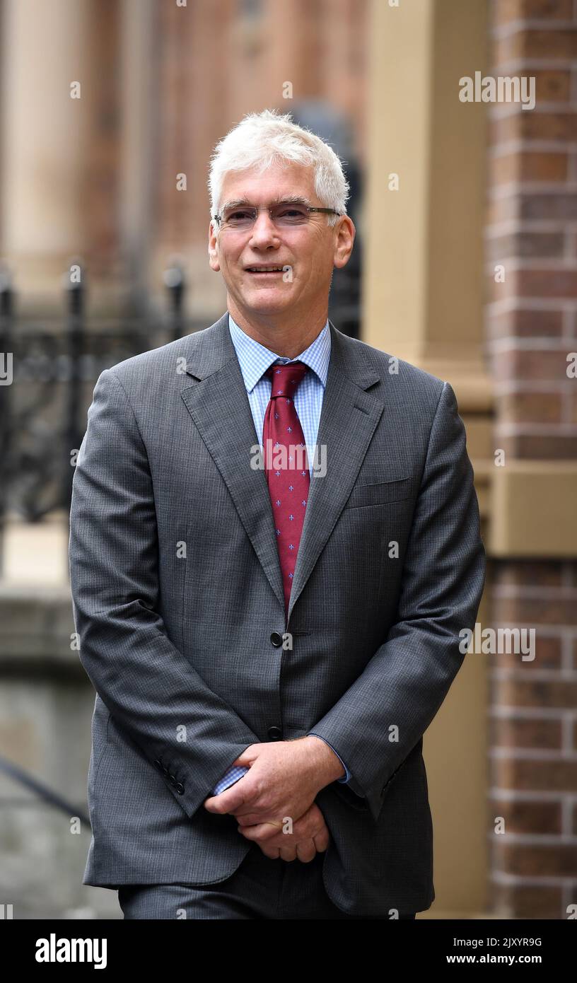 Psychiatrist Dr Olav Nielssen arrives at the NSW Supreme Court in