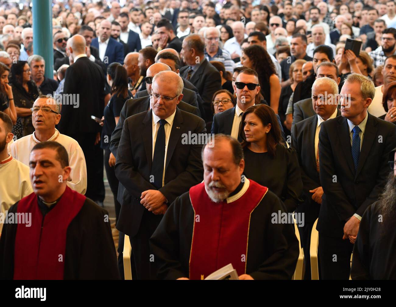 Prime Minister Scott Morrison and wife Jenny at Good Friday Easter ...