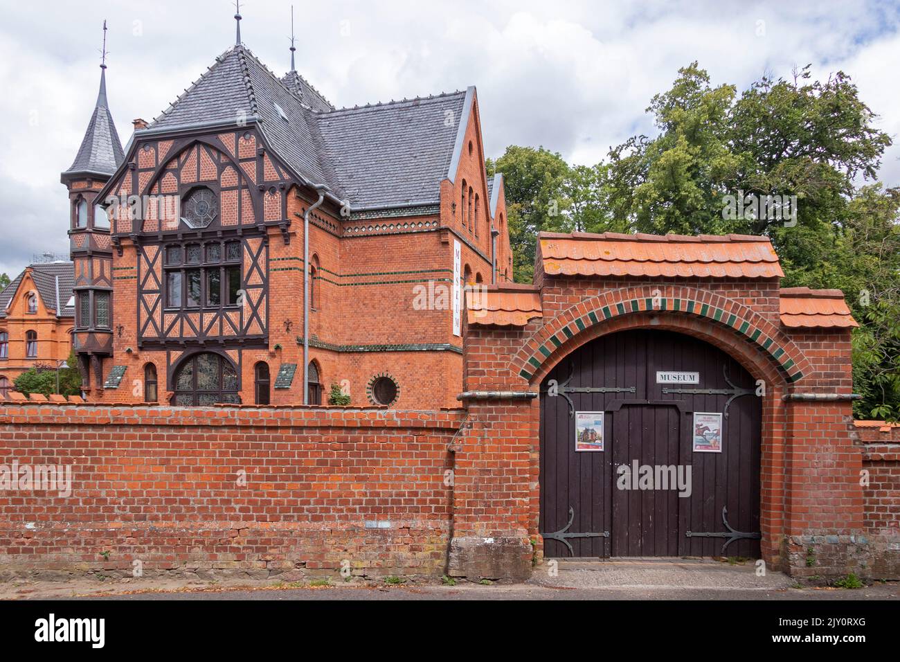 museum, wall of the monastery, Bad Doberan, Mecklenburg-West Pomerania, Germany Stock Photo