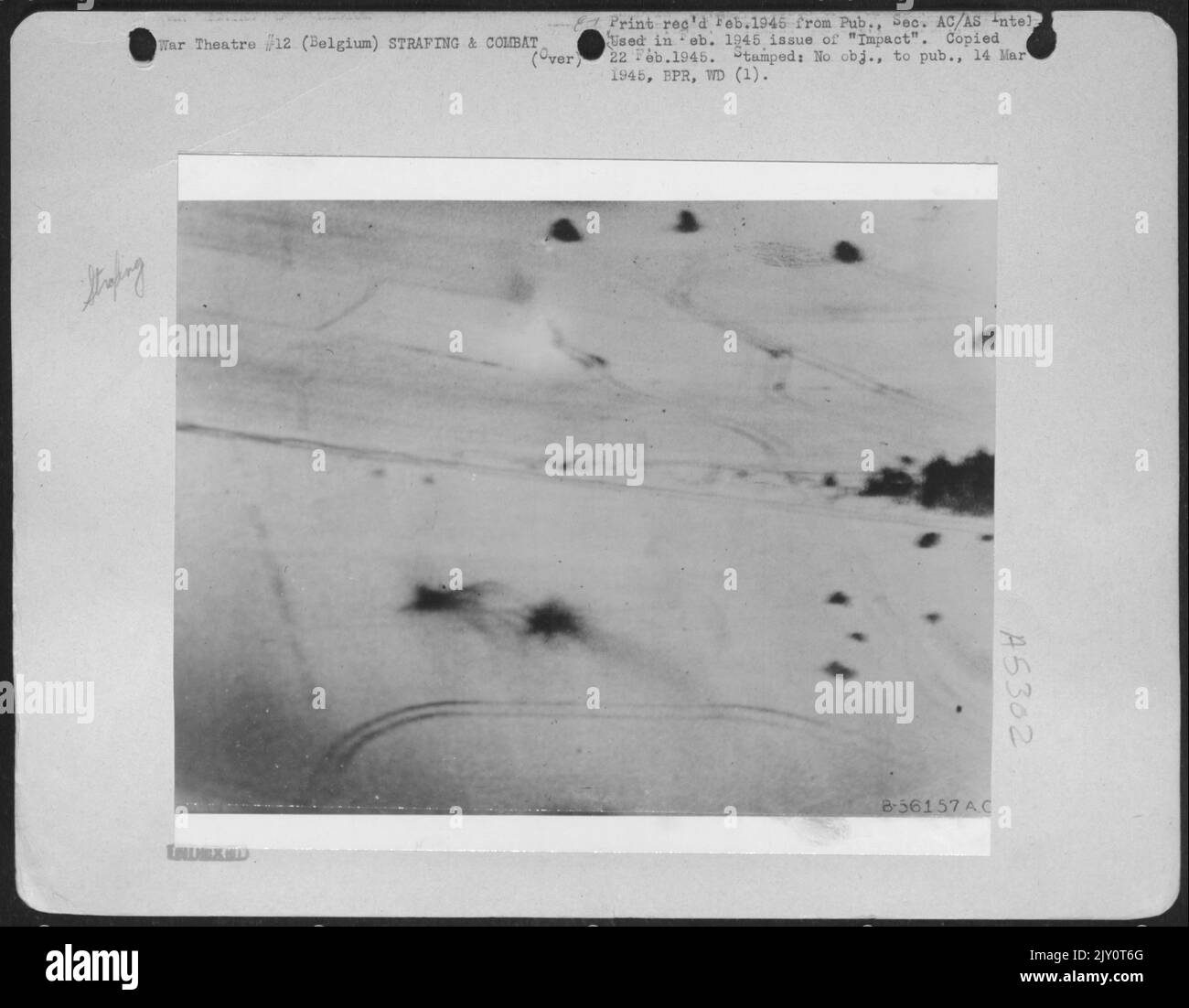 four Nazi tanks were caught dispersed in Field in Bulge area, Belgium ...