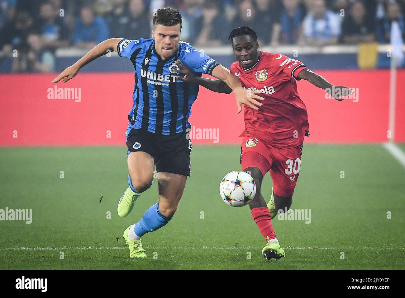 Brugge, France, France. 7th Sep, 2022. Bjorn MEIJER Of Brugge And ...