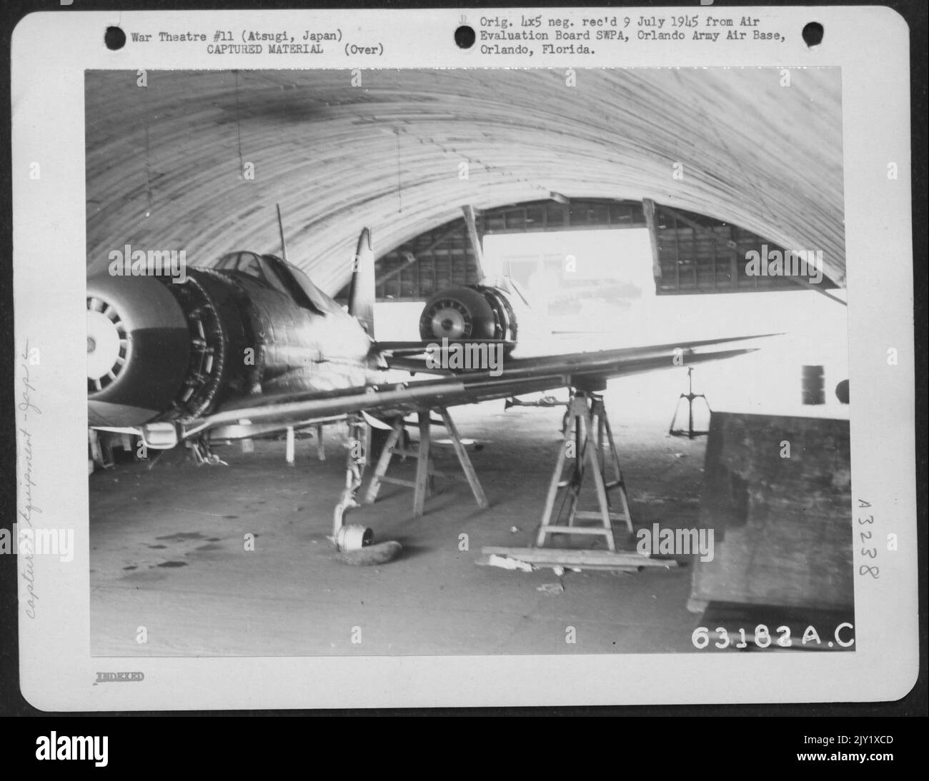 Unfinished Japaneseanese Fighter Planes Standing In The Final Assembly