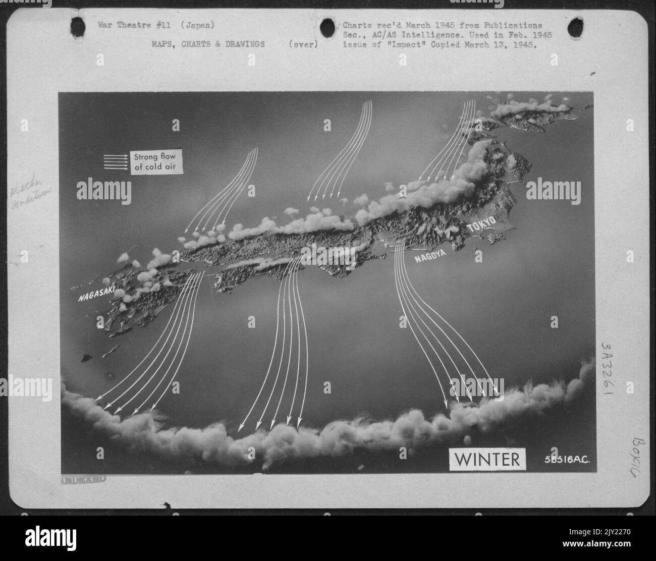 "Winter Weather" photo shows how Japanesean confronts a B29 pilot
