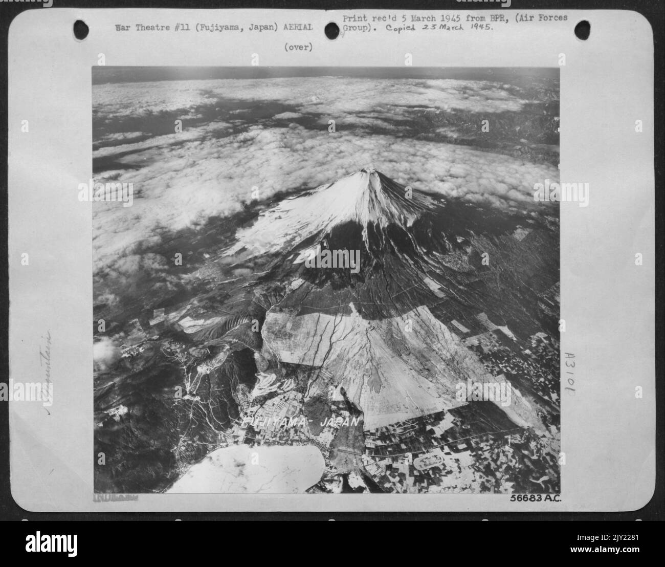 View Of Fujiyama In Japanesean Taken By A B 29 Superfortress Cameraman view-of-fujiyama-in-japanesean-taken-by-a-b-29-superfortress-cameraman